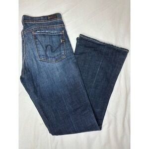 Citizens Of Humanity Jeans Women Size 28 Blue Denim‎ Ingrid 002 Low Waist Flair
